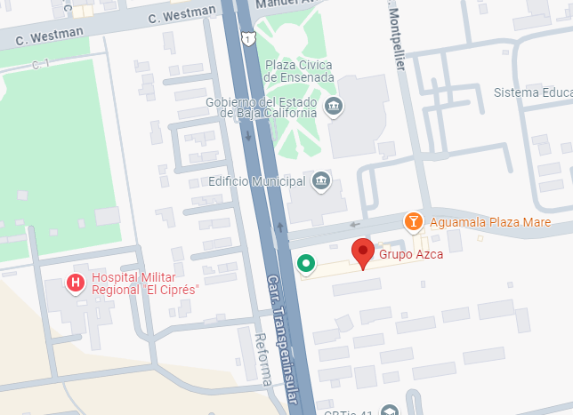 Mapa Azca